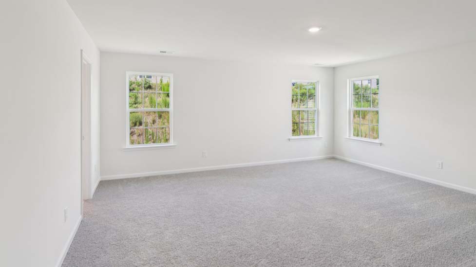 Bedroom with large window