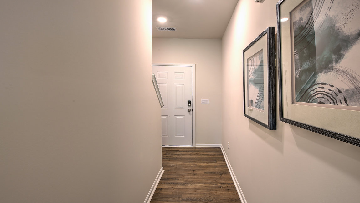 Welcoming foyer, view of staircase