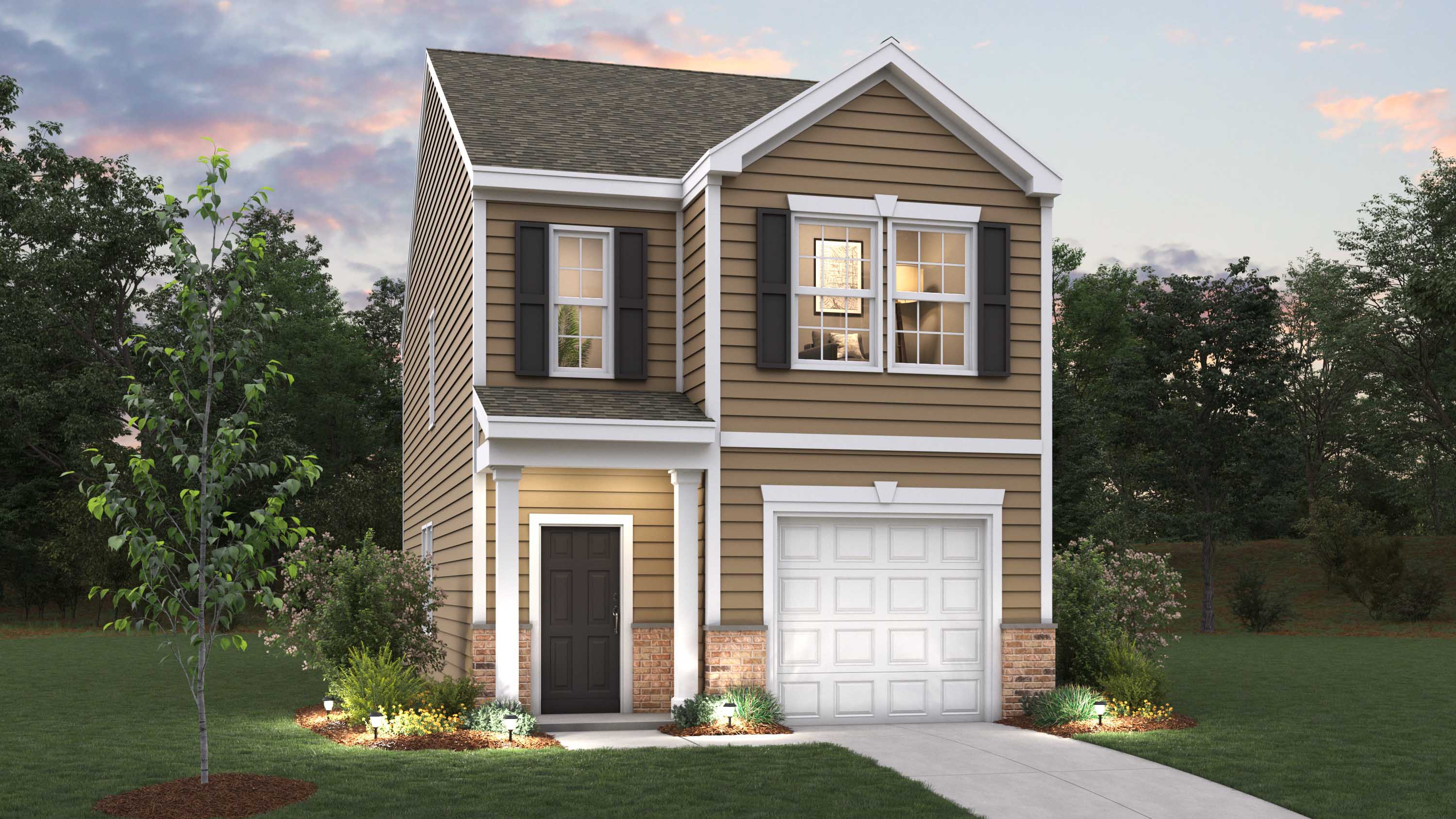 Maywood E exterior rendering