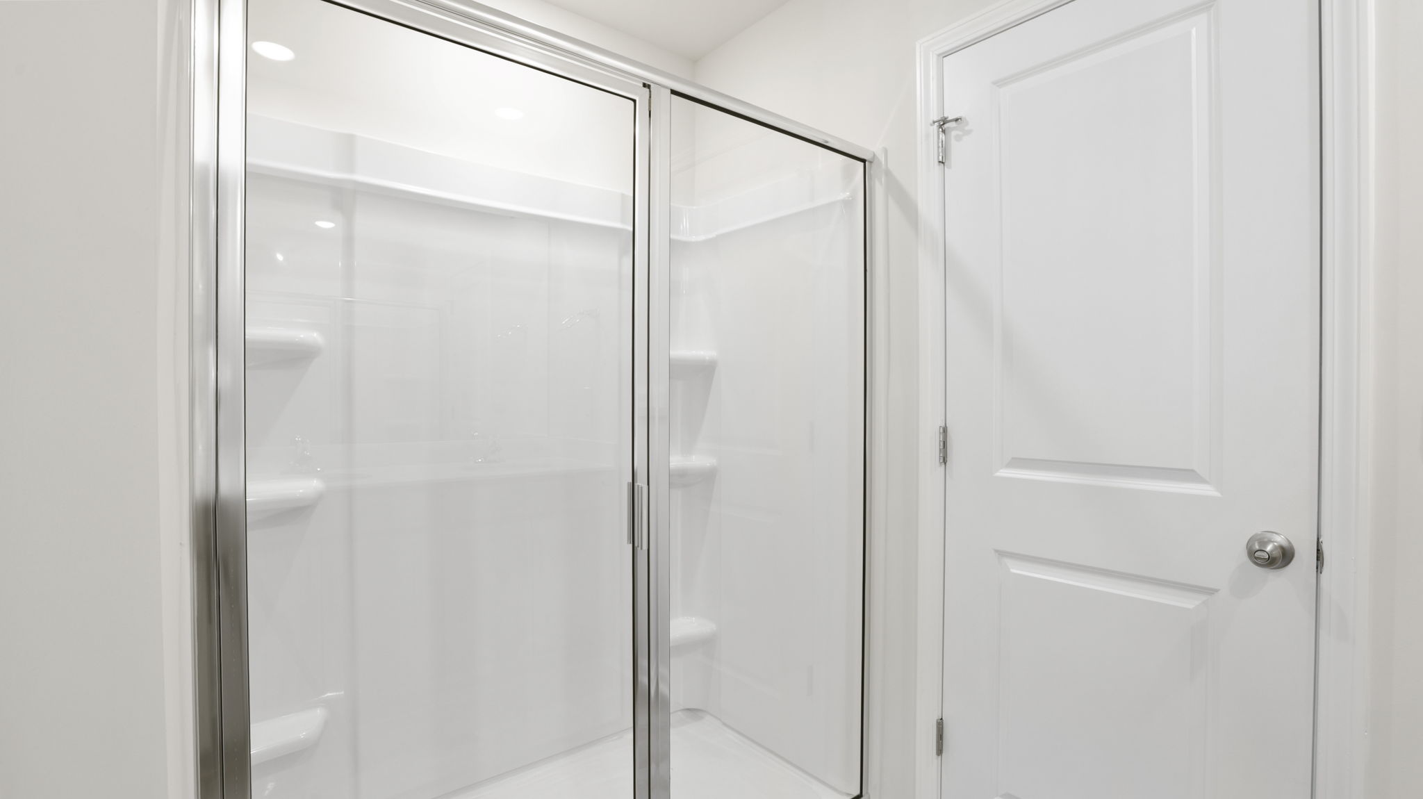 Primary bathroom with walk in shower
