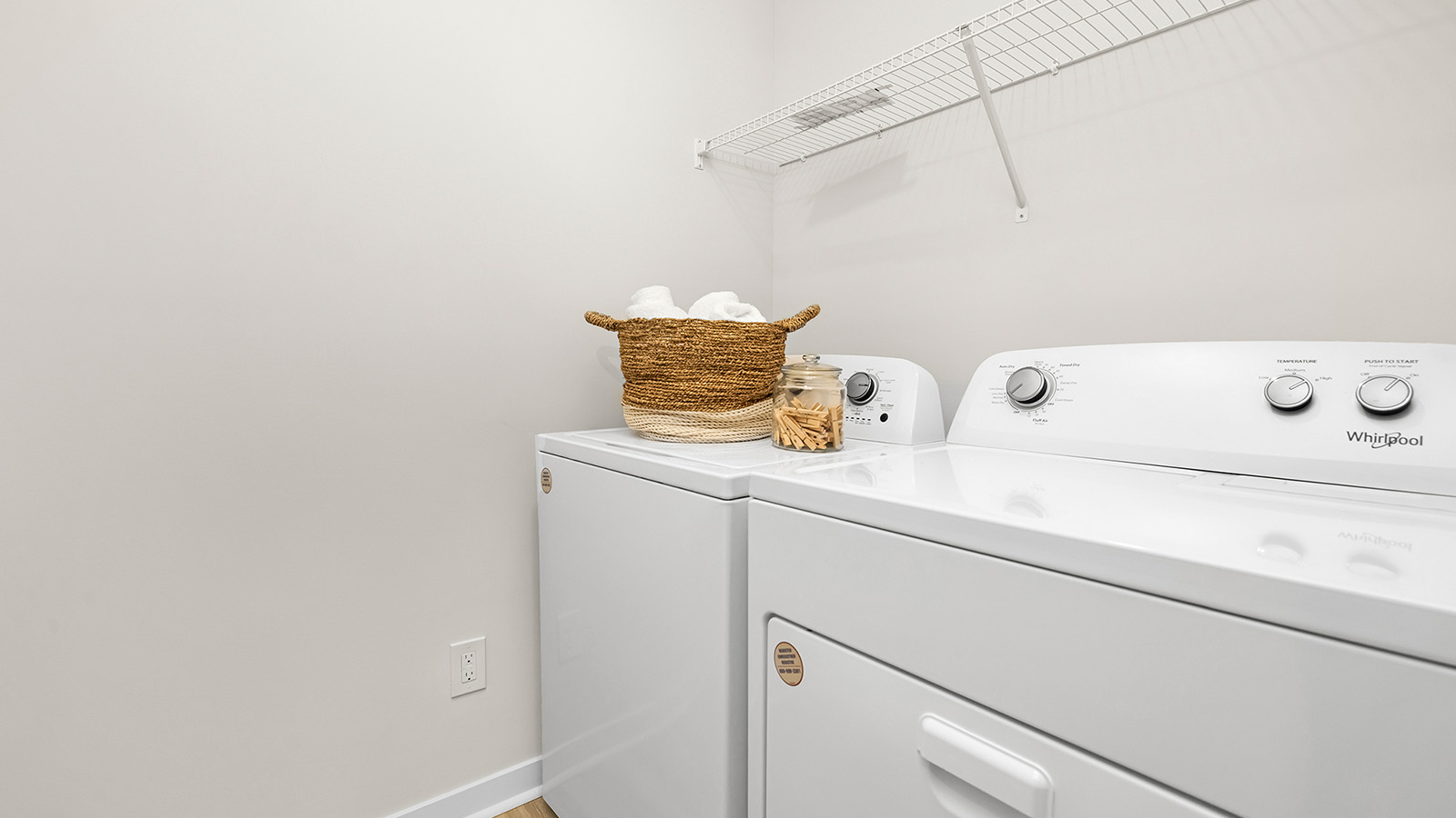 Laundry with washer and dryer