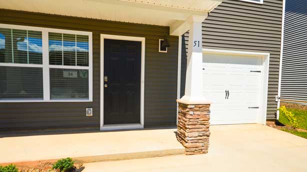 Clement A front exterior at Aberdeen Place in Asheville, North carolina