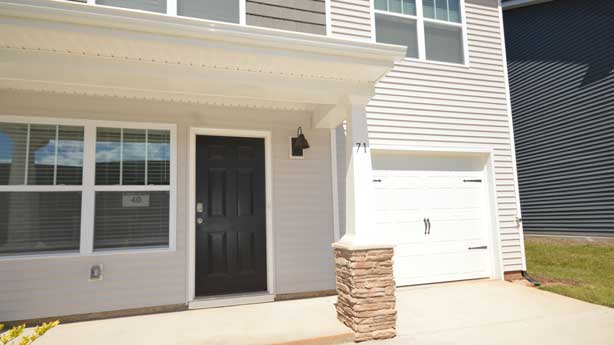 Clement A front exterior at Aberdeen Place in Asheville, North carolina