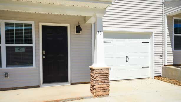 Clement A front exterior at Aberdeen Place in Asheville, North carolina