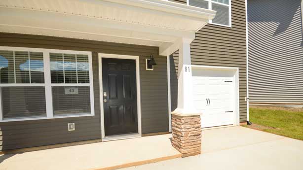 Clement A front exterior at Aberdeen Place in Asheville, North carolina