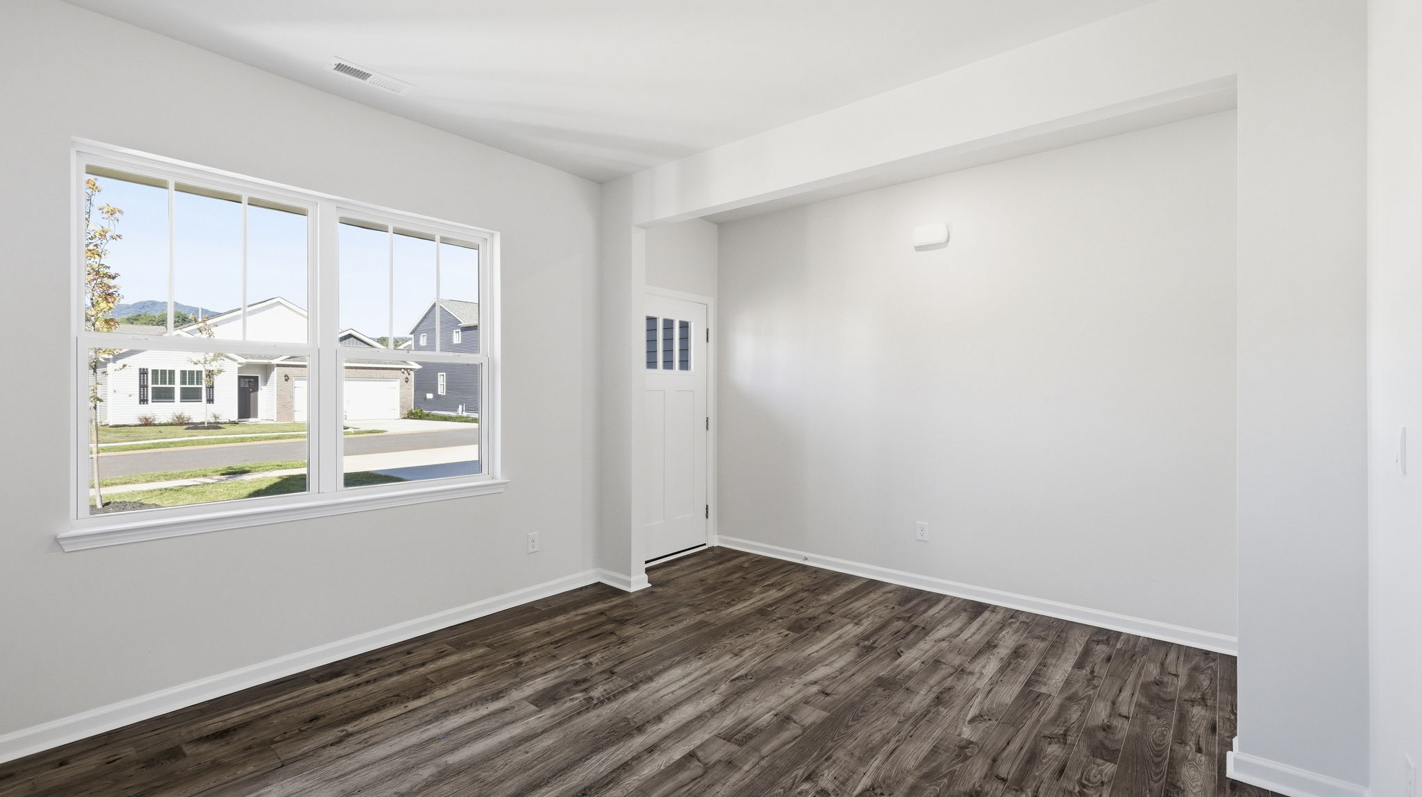 Flex room with large window