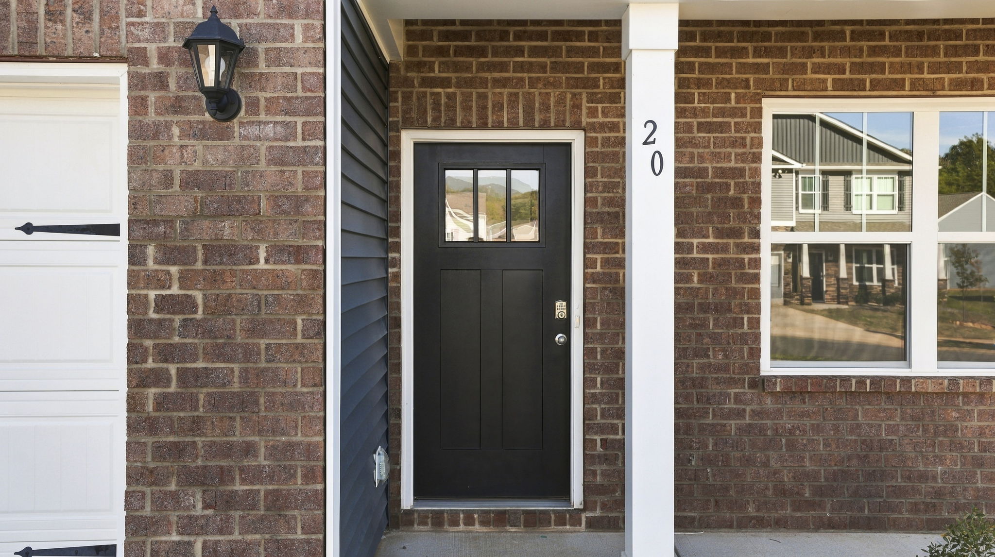 Close up of front door exterior