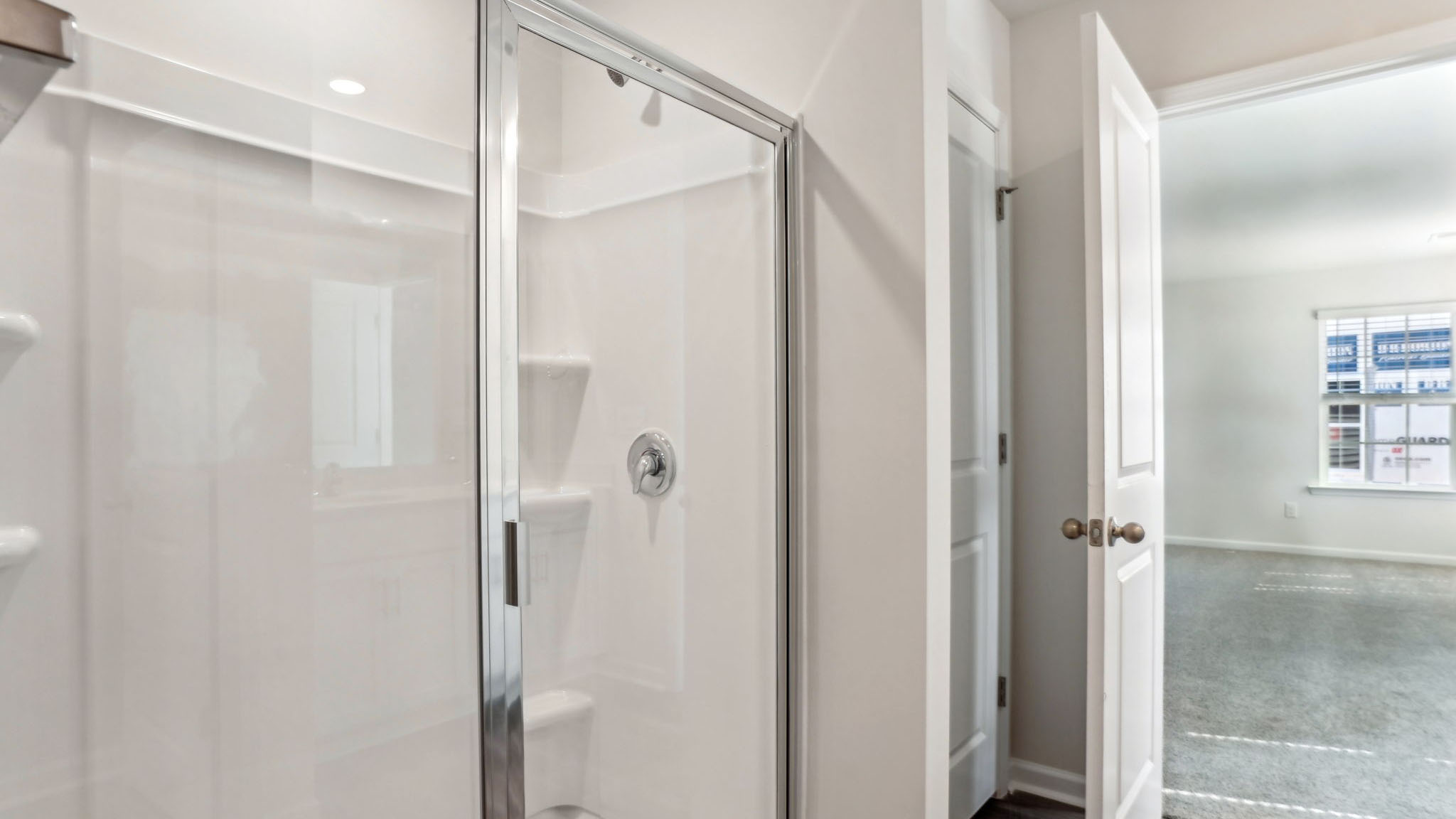 Bathroom with walk in shower