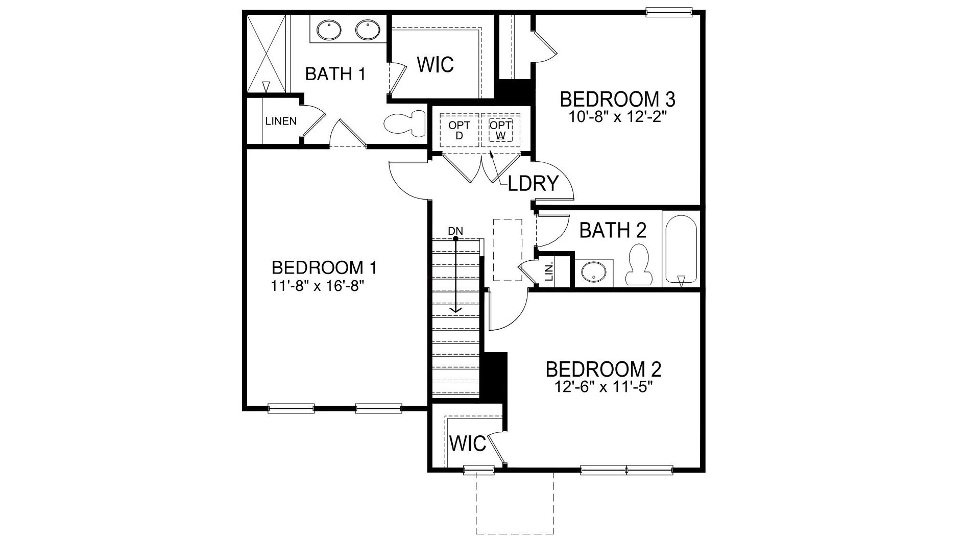 Rachel second floor plan