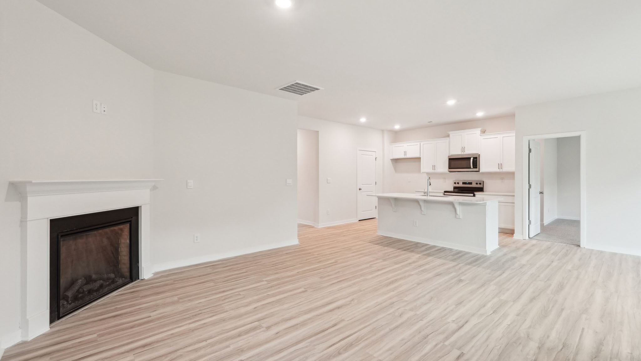 Open concept floorplan