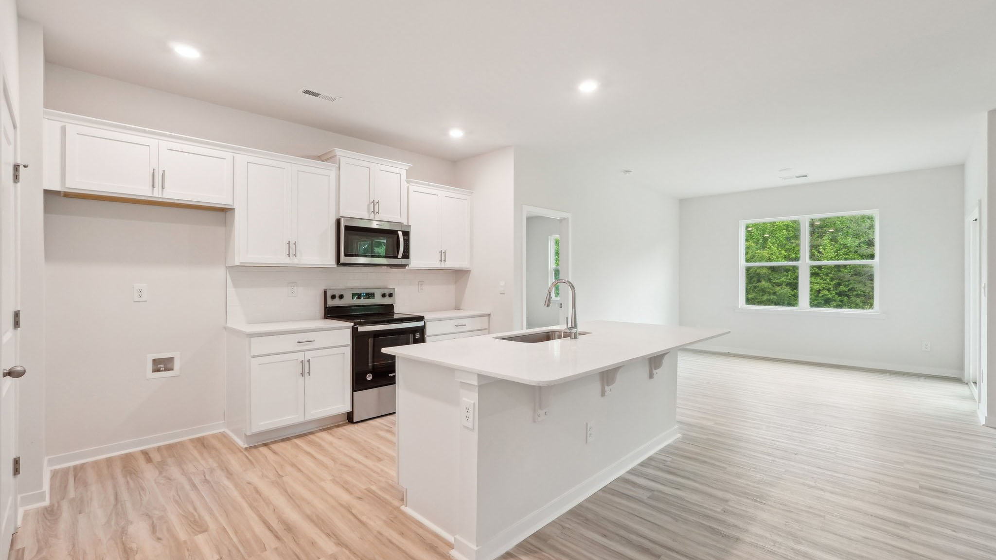 Open concept floorplan