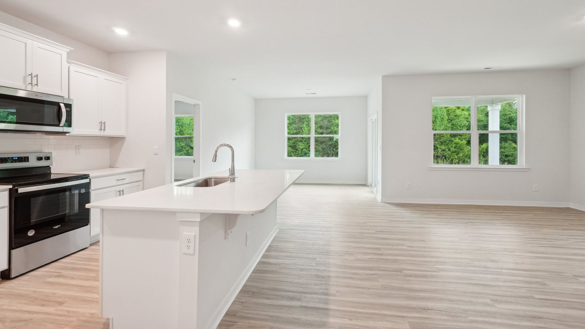 Open concept floorplan