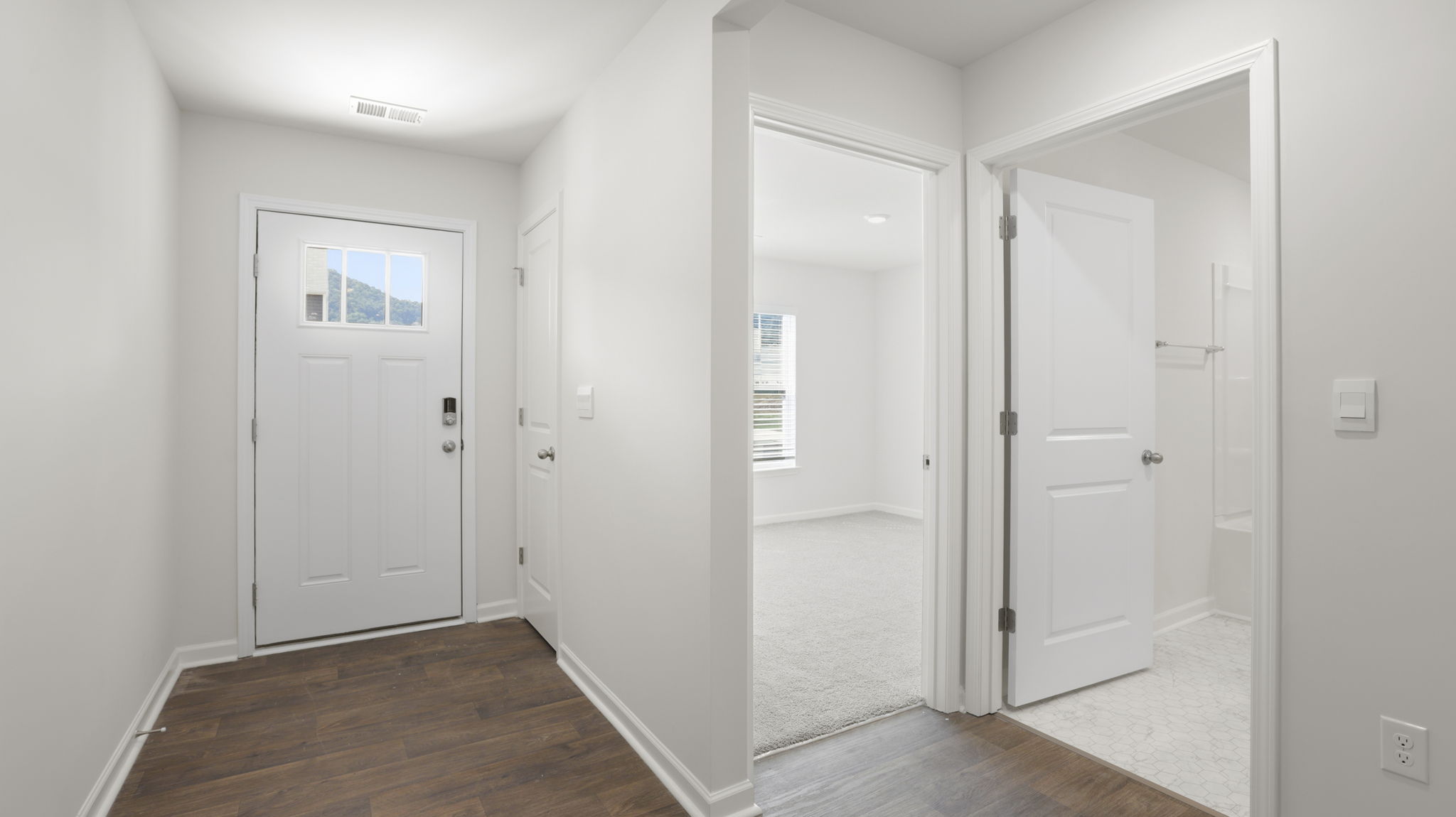 Welcoming foyer and front hall