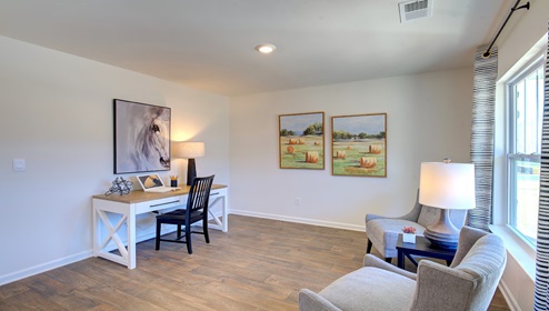 Flex space with large window
