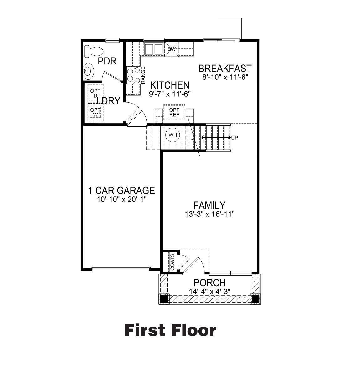 Clement first floor plan