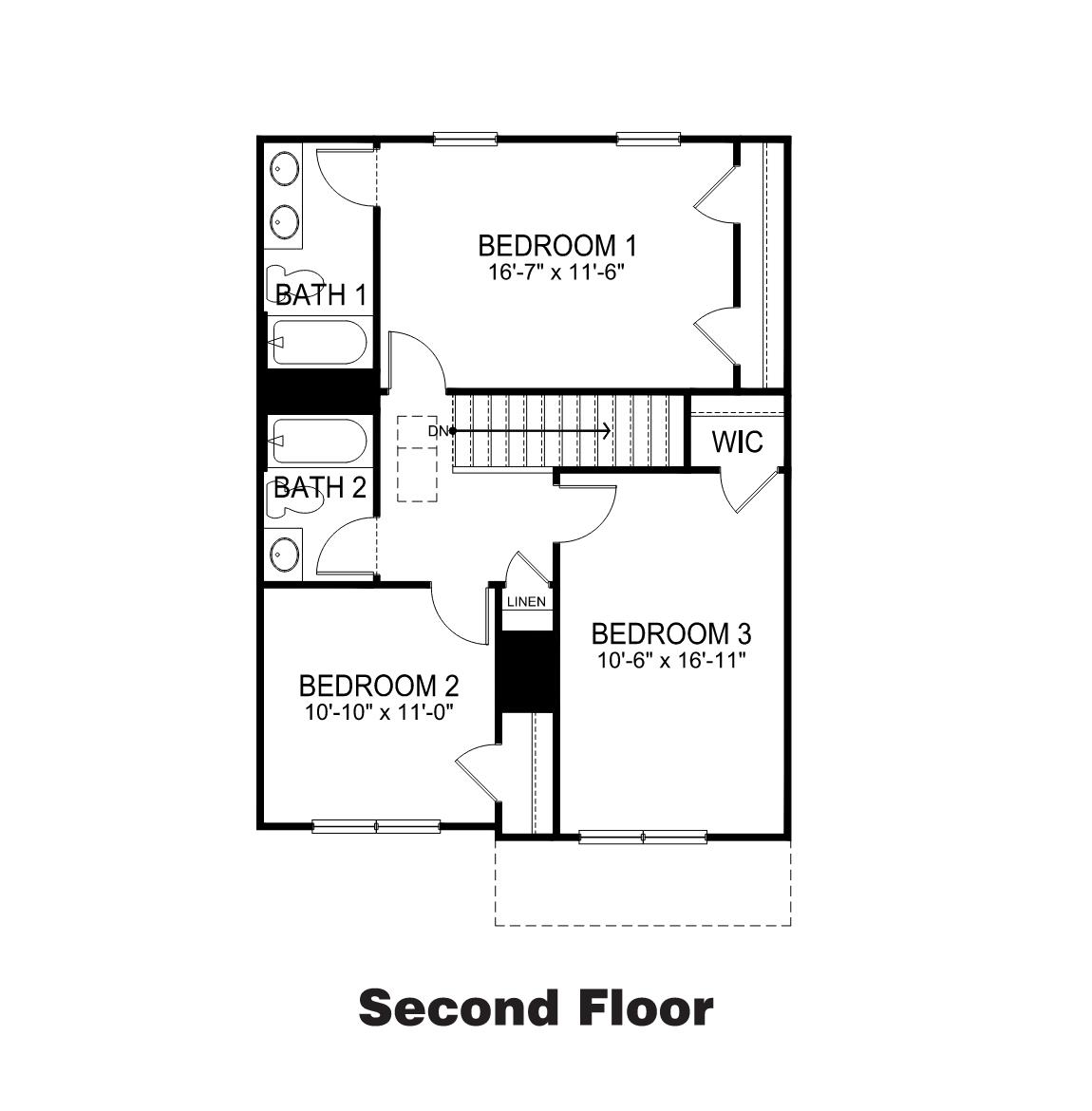 Clement second floor plan
