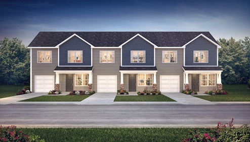 Clement townhomes front exterior