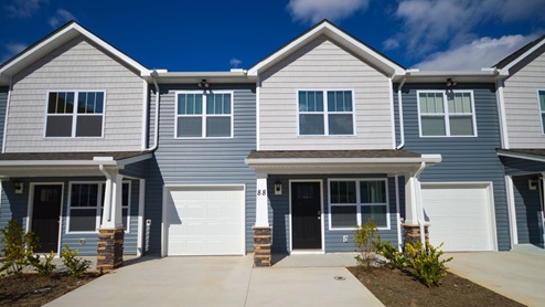 Clement front exterior with siding