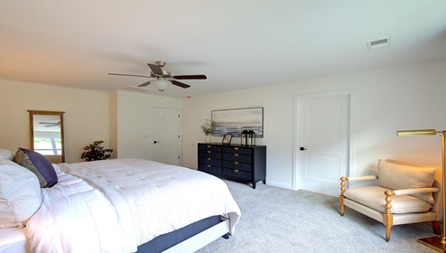 Primary bedroom suite