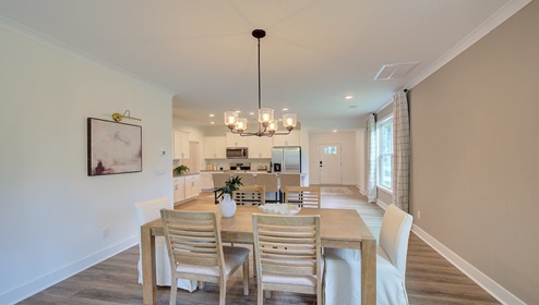 Designated dining area