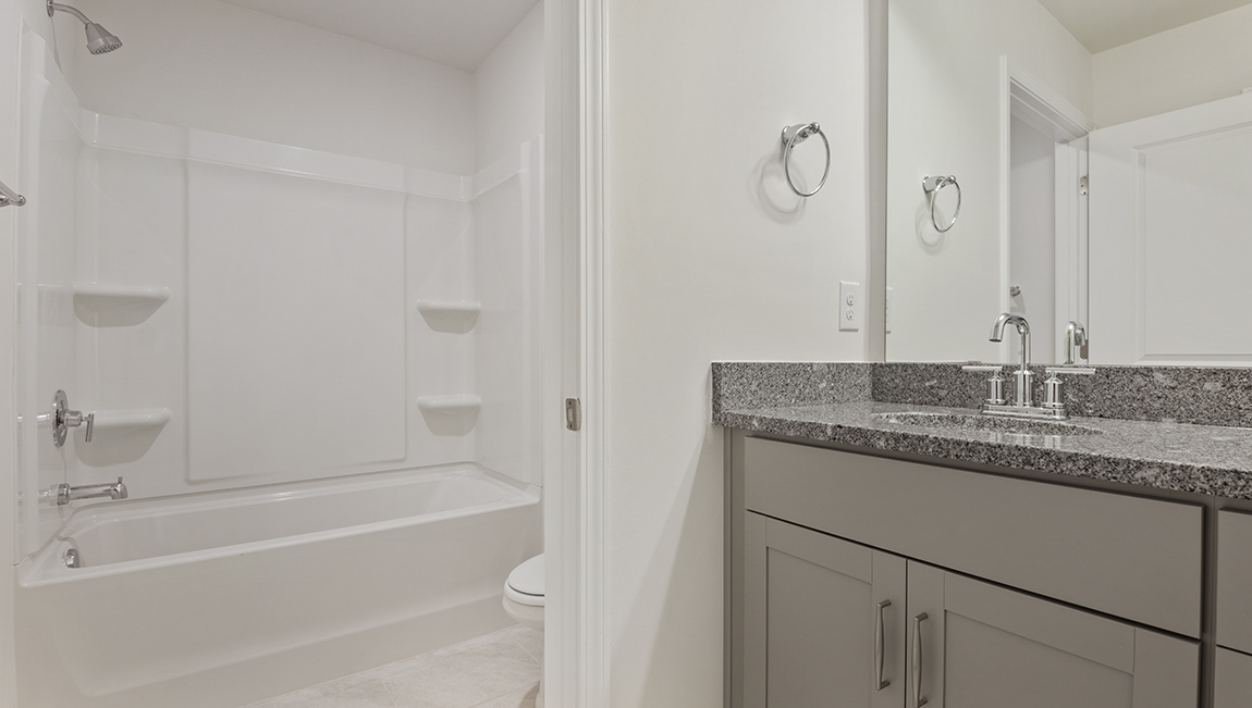 bathroom with Bathtub shower combination