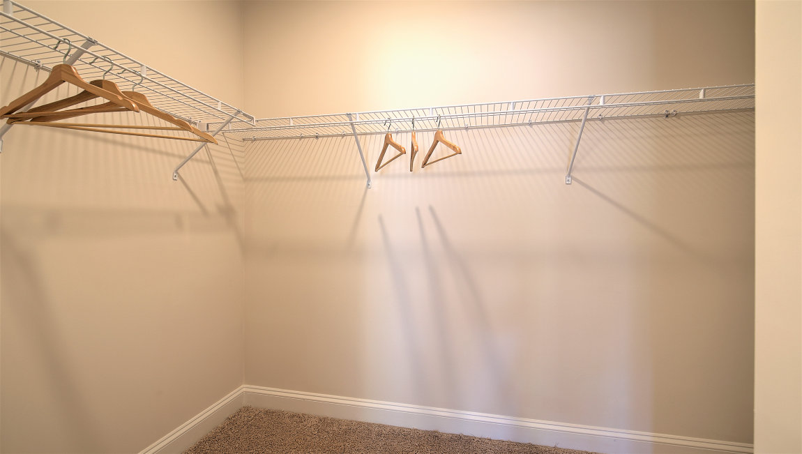 Primary walk in closet