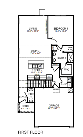 Manning floorplan first floor