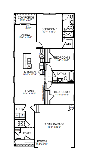 Burke floor plan