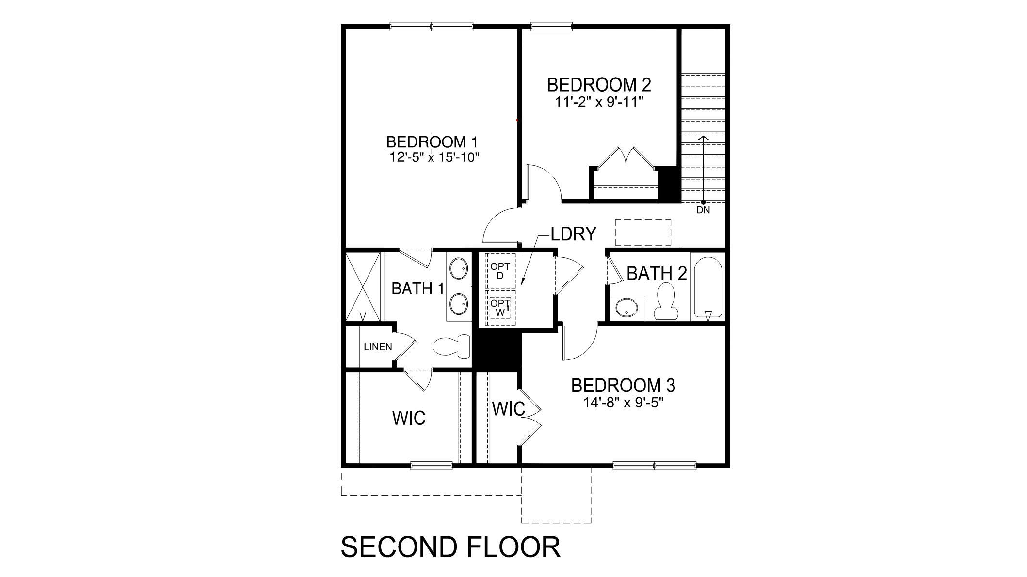 Brandon second floor plan