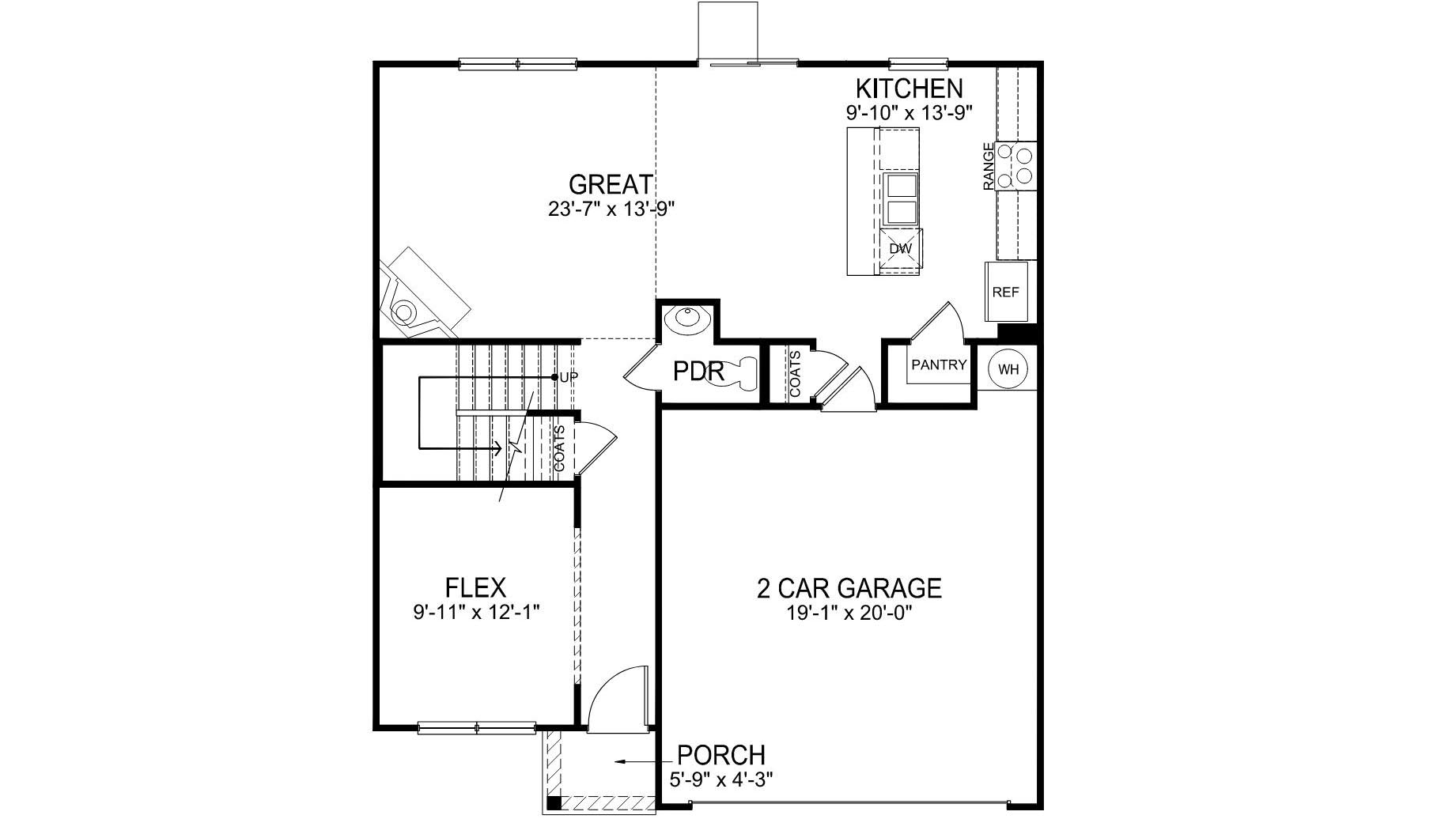 Belhaven first floor plan