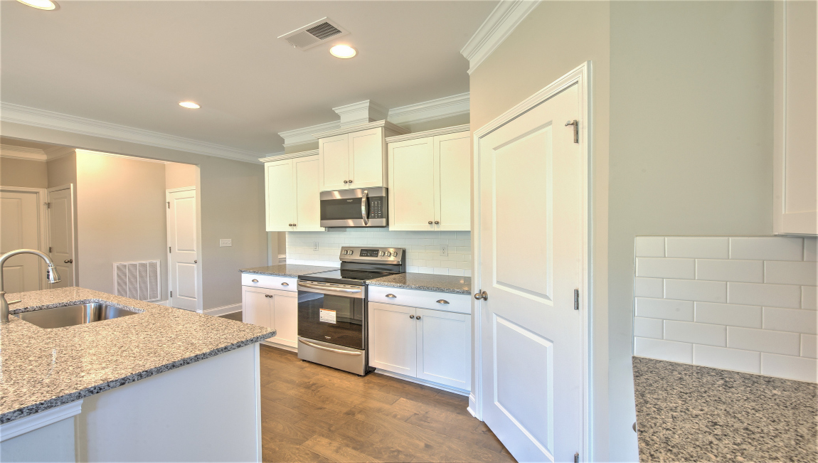 Open kitchen with island