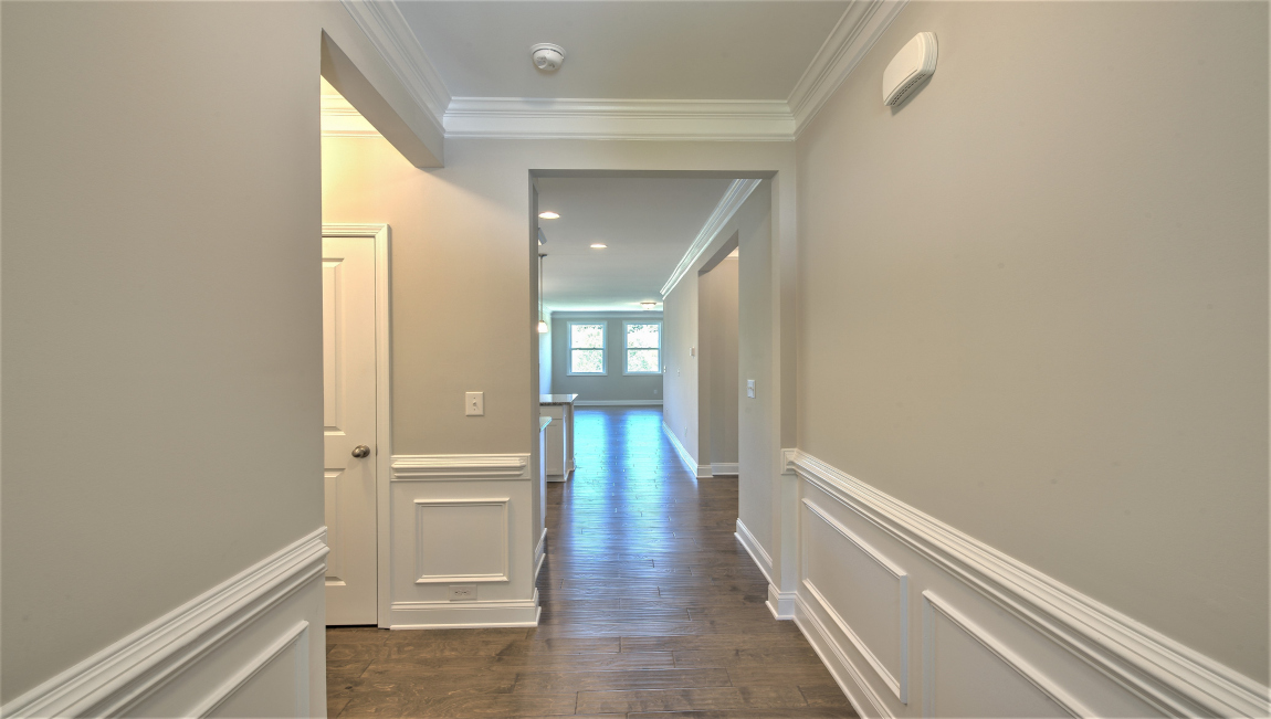 Hallway leading into the home