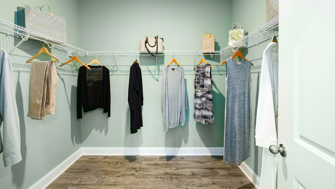 Large walk in closet