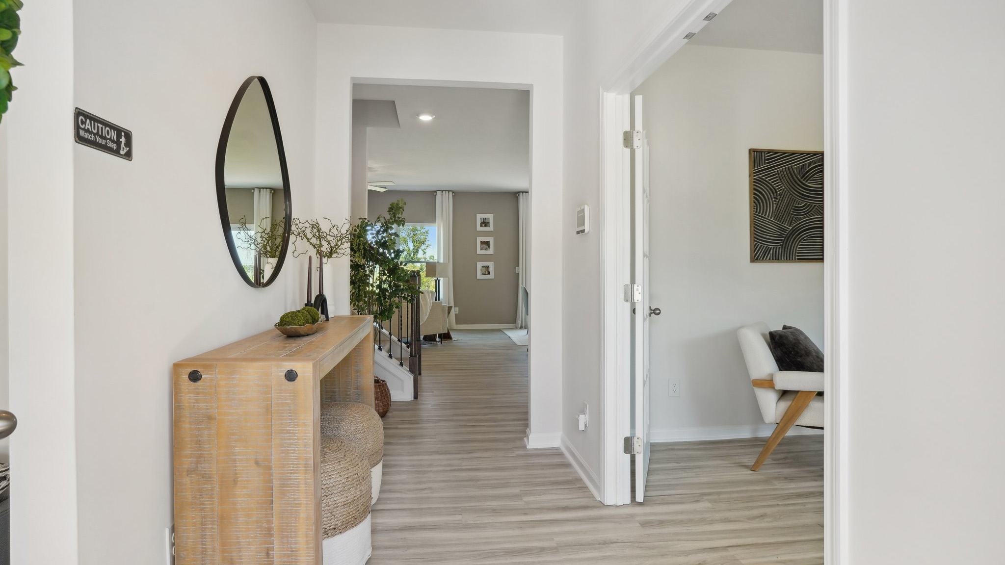 Welcoming foyer with study