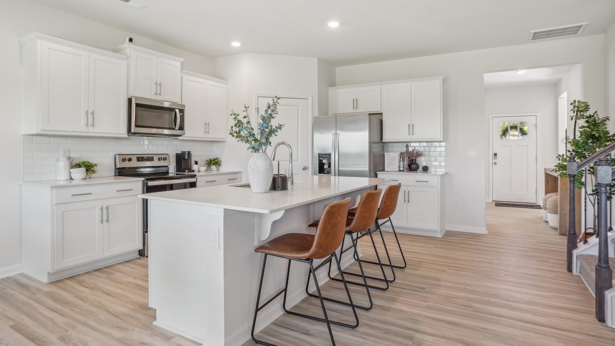 model kitchen and island