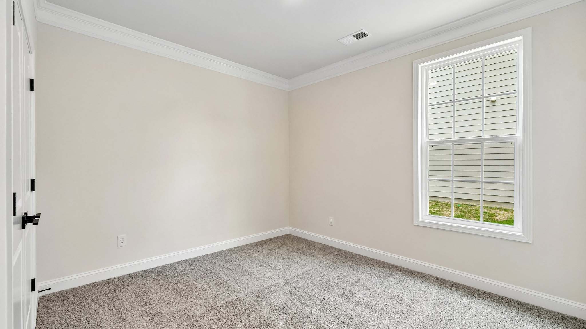 Carpeted bedroom