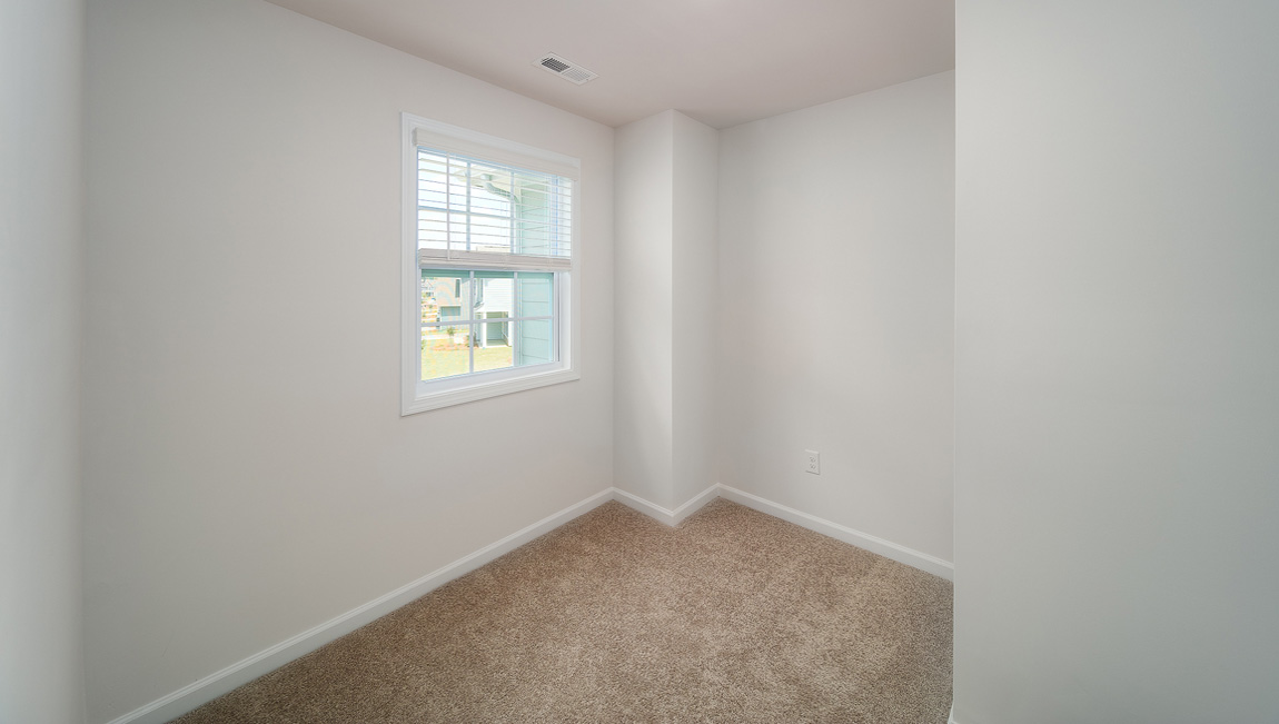 Storage space with carpet