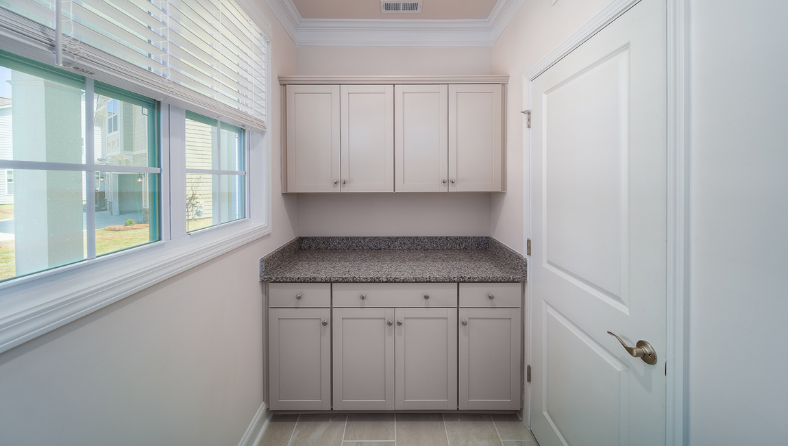 Laundry room cabinets and storage