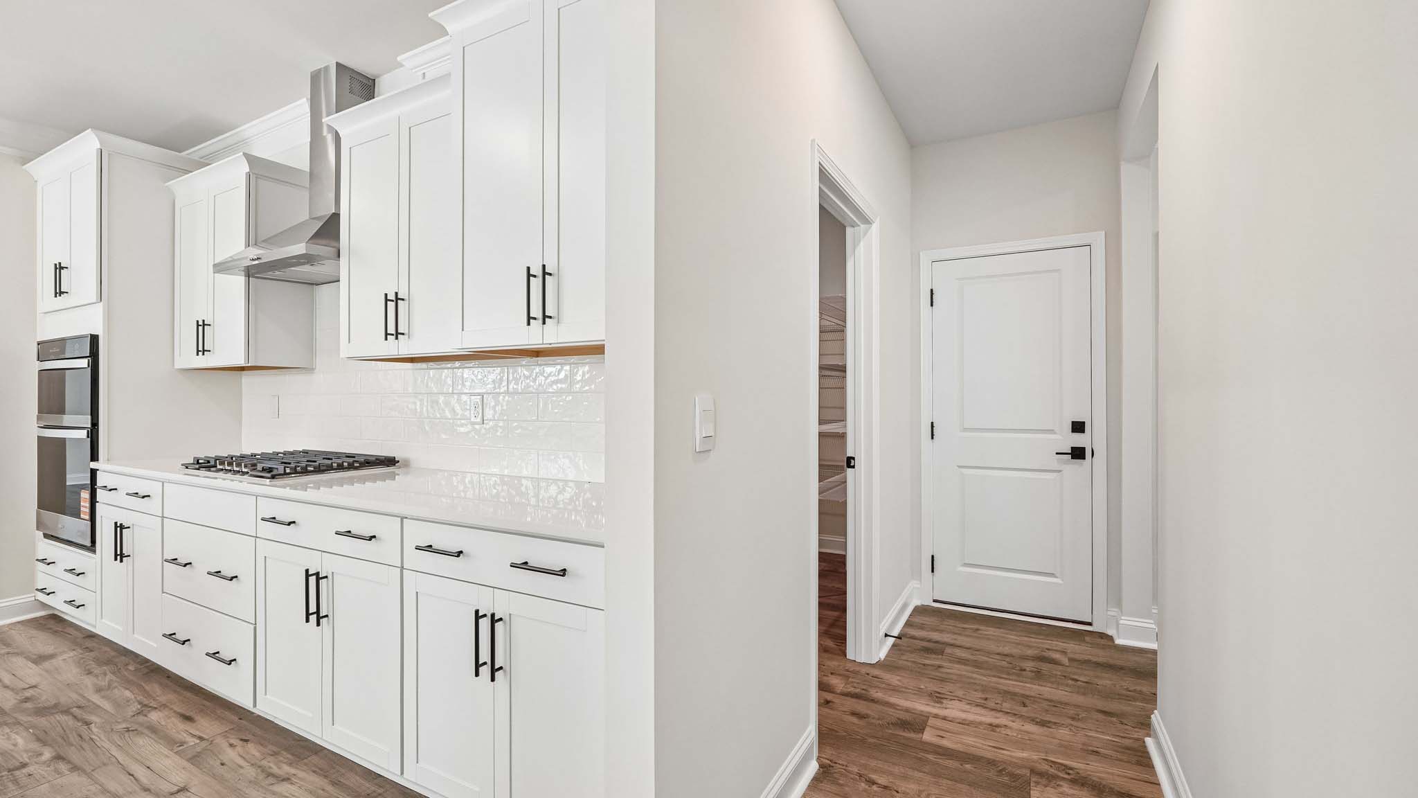 kitchen and island