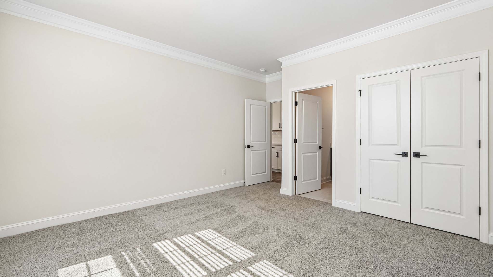 Carpeted bedroom