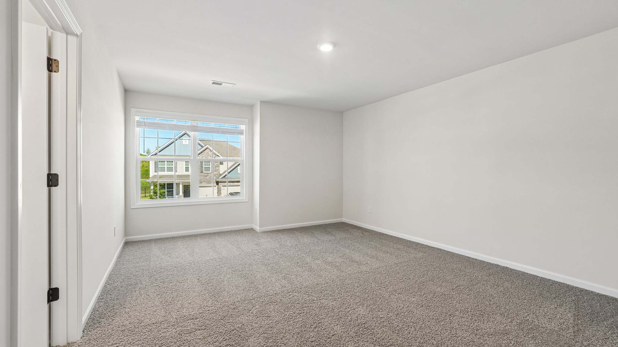 Carpeted bedroom