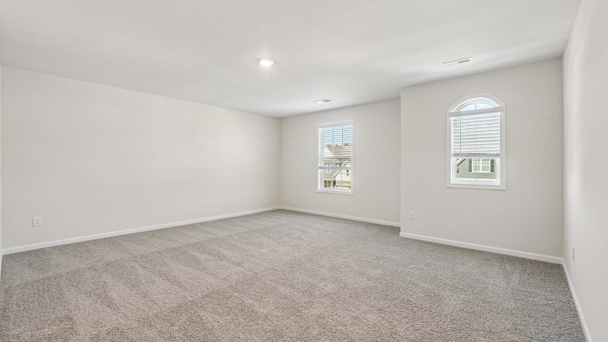 Carpeted bedroom