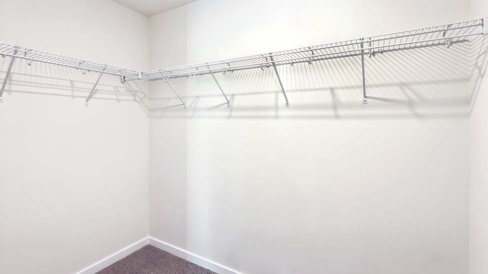 Primary walk in closet