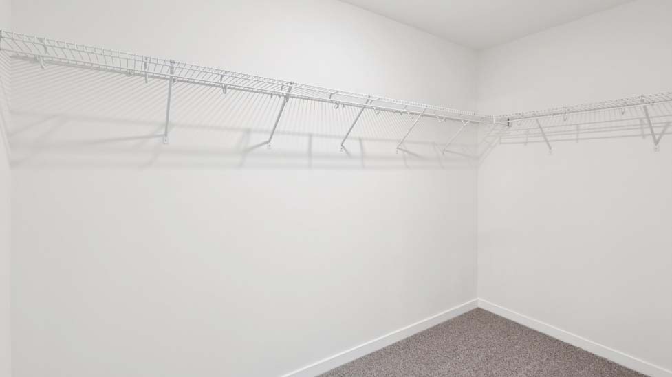 Primary walk in closet