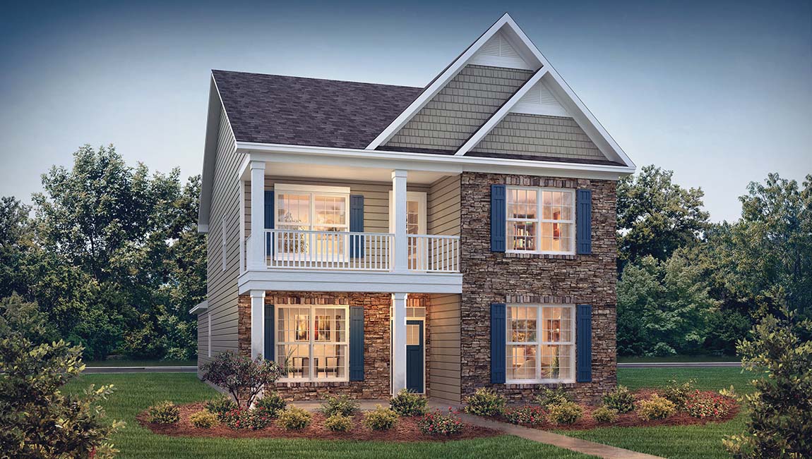 Calhoun rendering front exterior