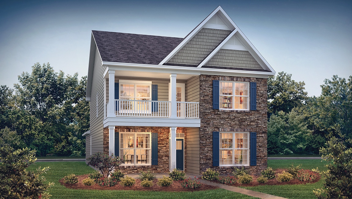 Calhoun rendering front exterior