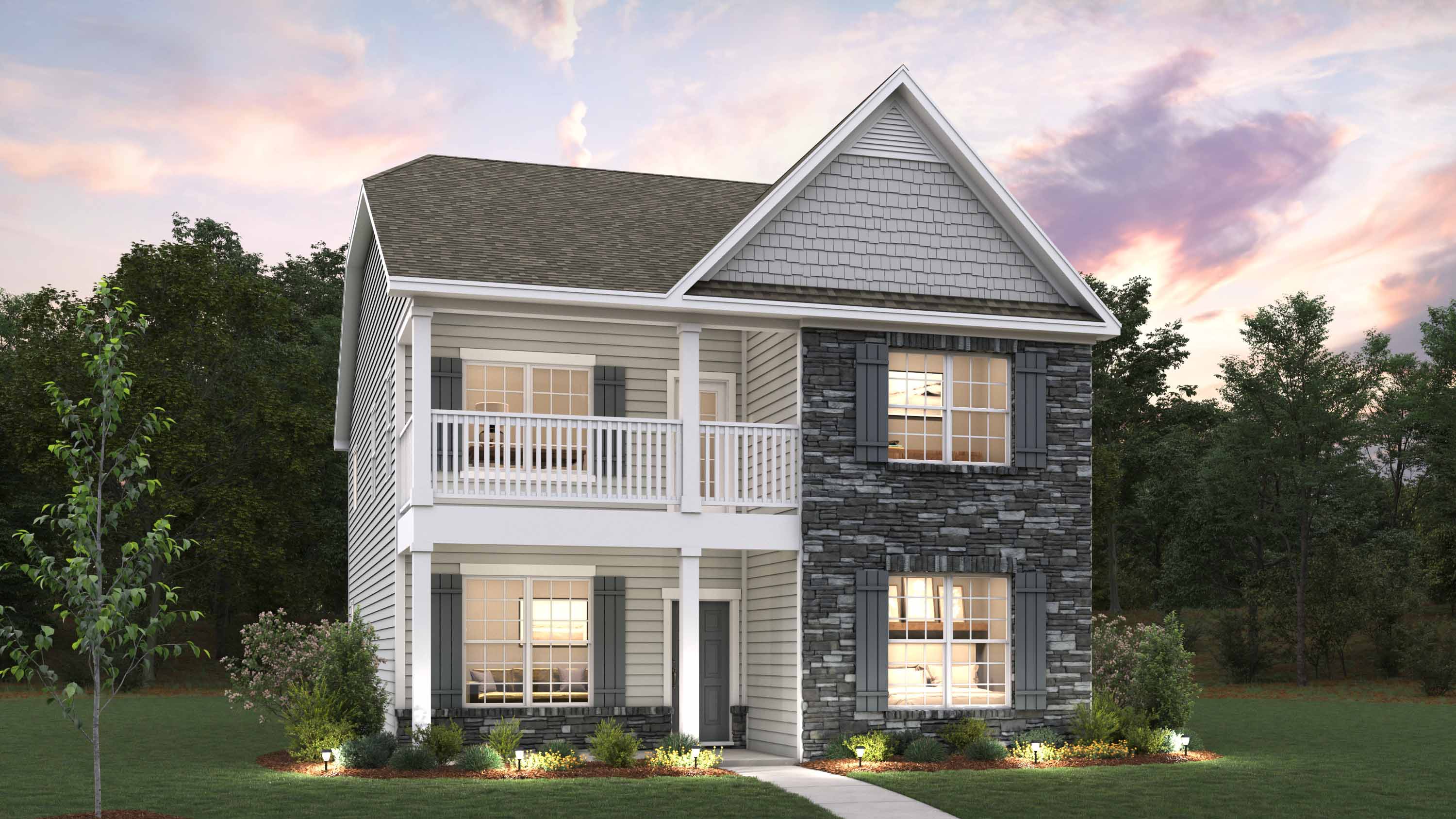 Calhoun rendering front exterior