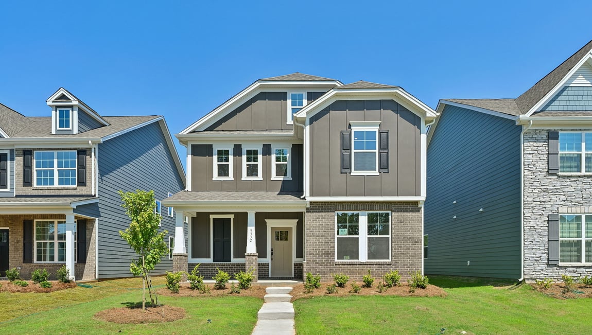 This home — photograph published by the builder
