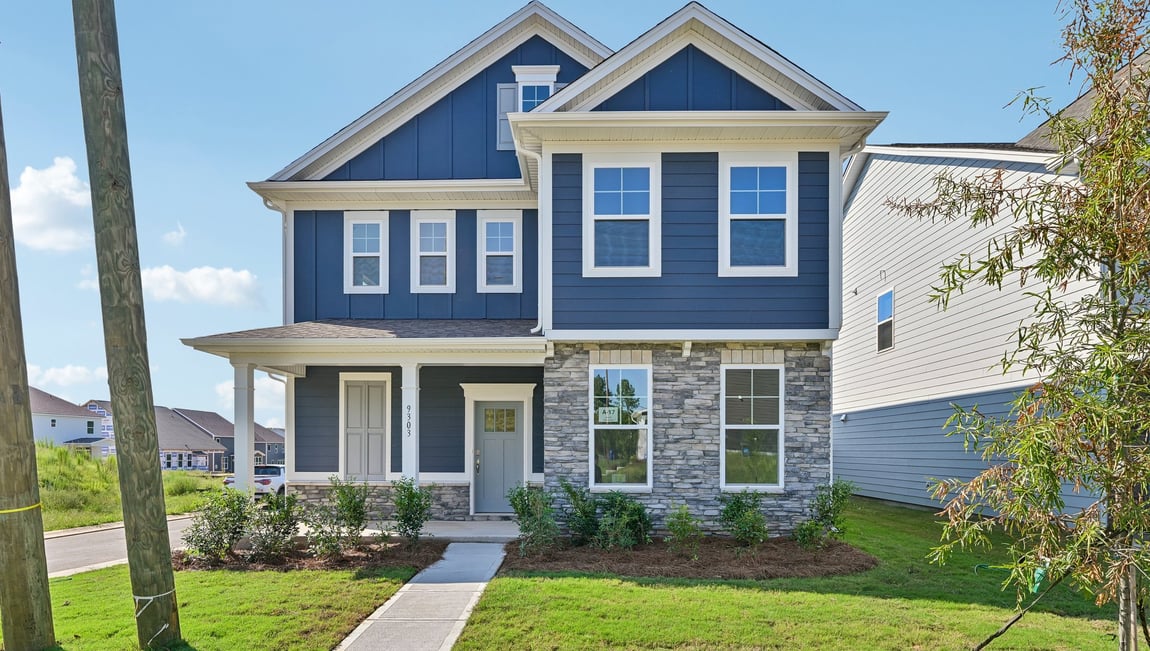 This home — photograph published by the builder