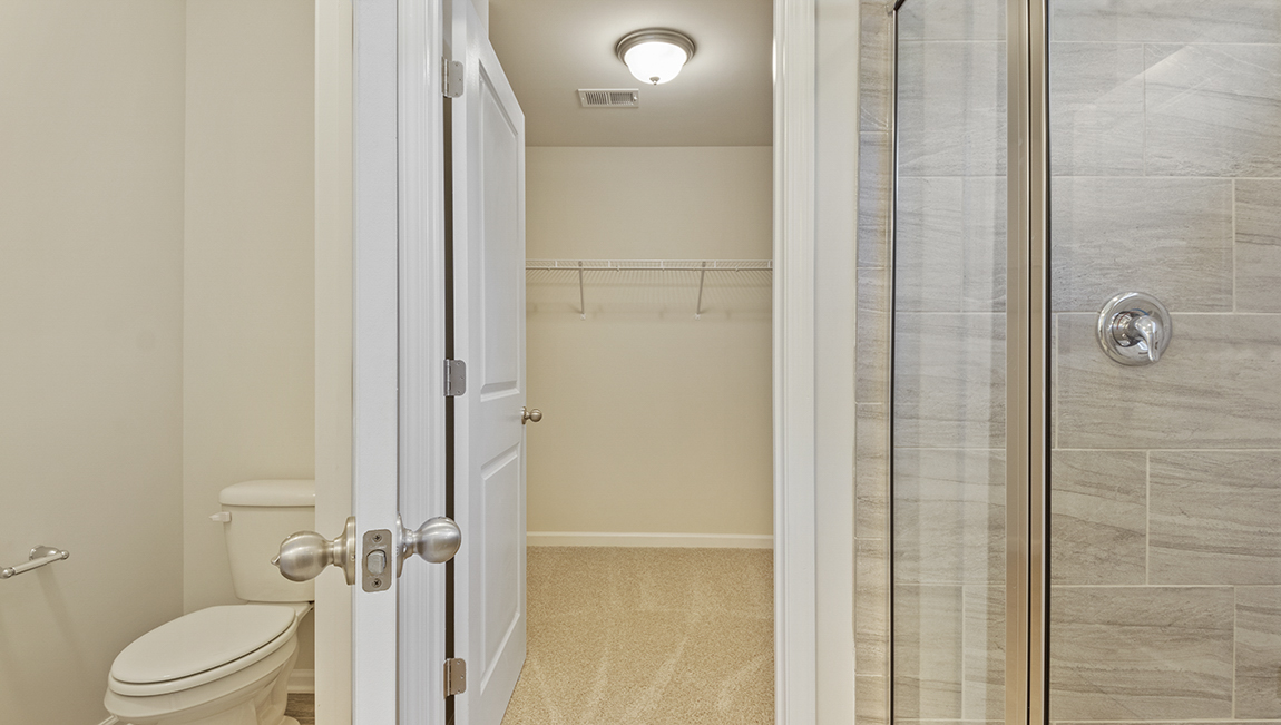 primary bath with double vanity